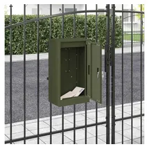 vidaXL Briefkasten Olivgrün