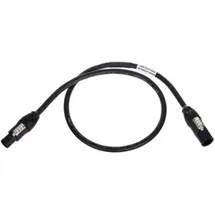 Neutrik 1027564 Strom Anschlusskabel Schwarz 1 m