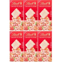 Lindt Grand Plaisir Erdbeere & Mandel Weisse Schokolade 150 gr. x 6