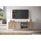 INOSIGN Lowboard »Gent Breite 160 cm, TV-Board mit 3 Türen u. 2 offenen Fächern«, TV-Möbel, TV-Kommode, TV-Schrank, Push-to-open Funktion