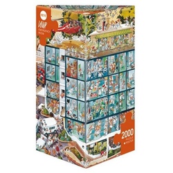 HEYE Puzzle 257842 – Emergency Room, Cartoon im Dreieck, 2000 Teile…, 2000 Puzzleteile bunt