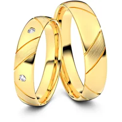 Trauringe Ahlen 585er Gelbgold - 8534