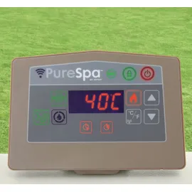 Intex PureSpa Chevron Deluxe Square 211 x 71 cm Creme