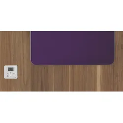 Zehnder Design-Elektroheizkörper „Vitalo Bar“ 40 × 125 cm in Edelweiß
