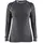 Blåkläder Damen Unterhemd Warm 100% Merino, Mittelgrau/Schwarz, Größe XS
