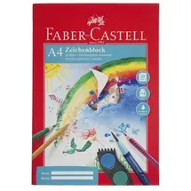 Faber-Castell Zeichenblock A4 20 Blatt Weiß