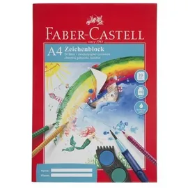 Faber-Castell Zeichenblock A4 20 Blatt Weiß