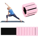 SUPNOUD 2PCS Gewichtsmanschetten, Gewichte für Beine und Arme(je 0,45 kg), Ankle Weights, Gewichtsmanschetten Fuß,Handgelenk Gewichte für Yoga,Tanz, Pilates, Barre, Joggen, Aerobic, Walking, Gehen