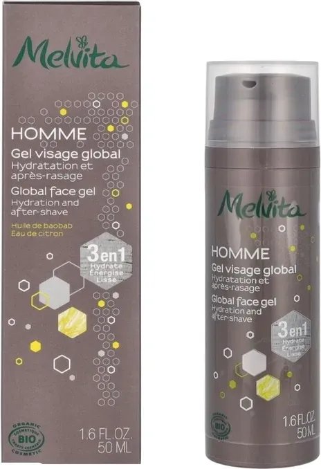 Melvita MEN 4-in-1 Gesichtsgel 50 ml