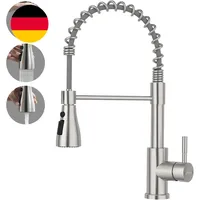 APPASO Wasserhahn Küche, Küchenarmatur Mit Brause Hochdruck, Mischbatterie Mit 3