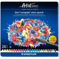 Staedtler Mars Lumograph Aquarellstift 24 St. sortierte Farben