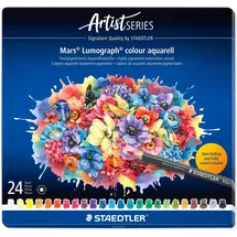 Staedtler Mars Lumograph Aquarellstift 24 St. sortierte Farben