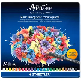 Staedtler Mars Lumograph Aquarellstift 24 St. sortierte Farben