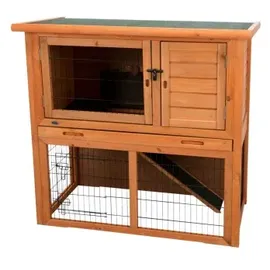 Trixie Kleintierstall mit Freilaufgehege 104 x 52 x 97 cm braun