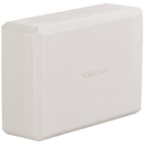 Yogistar Yoga Block yogiblock big 22,6 x 15,3 x 7,8cm weiß