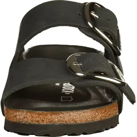 Birkenstock Damen Arizona Big Buckle Sandalen braun, Schwarz(black), 35 EU schmal