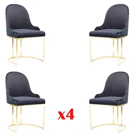 xl moebel gmbh Garnitur Sitz Polster Holz 4x Stühle Möbel Neu Esszimmer Küche Gruppe Set Stuhl