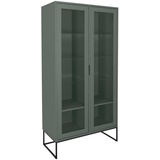 XXXLutz tenzo, Vitrine Spanplatte/Holzwerkstoff 90x43x178 cm,