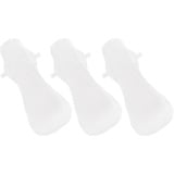 Operitacx Waschbare Binden 3Pcs Wiederverwendbare Sanit?rpolster Periode Pads Waschbares Mama Stoff Baumwollanty Liner Inkontinenzpolster Feminine Pads Sanit?rserviette für M? Waschbare Slipeinlagen