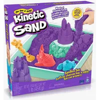 Spin Master Kinetic Sand Sandbox Set lila 454 g Knete