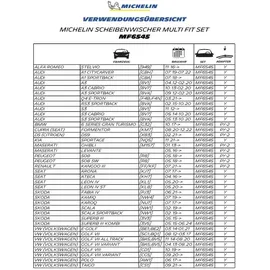 Michelin Scheibenwischer Set Multi Fit 2 St.