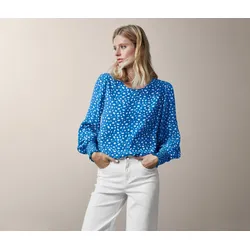 Tchibo - Bluse mit Print - Damen - Gr. 40 - weiß/print