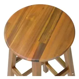 CASARIA CASARIA® 4er Set Barhocker Barstuhl Akazie Holz Massiv