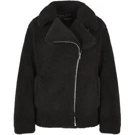 URBAN CLASSICS Sherpa Biker Jacke Black M