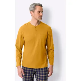 Sieh an! Schlafanzug-Shirt Gelb 48/50