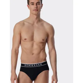 SCHIESSER 95/5 Rio-Slip Organic Cotton webgummibund schwarz M 3er Pack