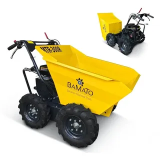 BAMATO Motorschubkarre MTR-300R, 125 l, 1-tlg., Raddumper, Dumper, Allraddumper gelb