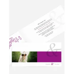 Hochzeitskarten Einladungen selbst gestalten mit Spruch und Fotos im Onlinedesigner bei Meine-Kartenmanufaktur.de