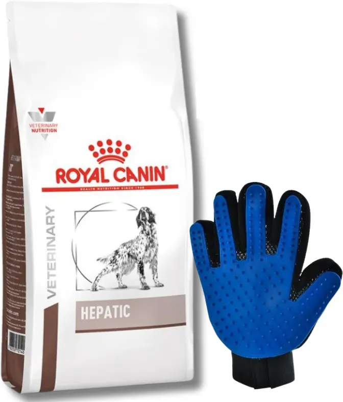 ROYAL CANIN Hepatic HF 16 12kg + Kämm Handschuh GRATIS (Mit Rabatt-Code ROYAL-5 erhalten Sie 5% Rabatt!)