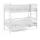 masseno Etagenbett Lucia 80 x 190 cm Kiefer massiv weiß
