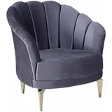 Sessel - anthrazit - Microfaser Sessel Cocktailsessel Fernsehsessel
