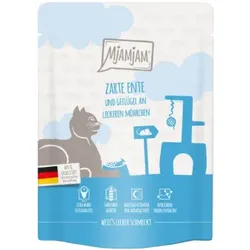 Katzen - Nassfutter MJAMJAM Cat Adult Ente & Geflügel, 300 g