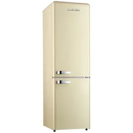 Wolkenstein KG250.4RT SC A++ Retro-Kühl-Gefrierkombination (249 l, 1775 mm hoch, Creme)