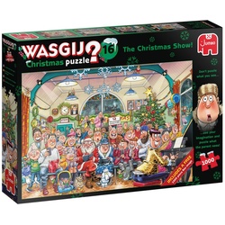 Jumbo Spiele Puzzle 19183 Wasgij Christmas 16 Die Weihnachtsshow, 1000 Puzzleteile