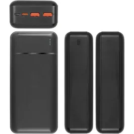 RivaCase® Rivacase, VA2103 Powerbank 30000 mAh Schwarz