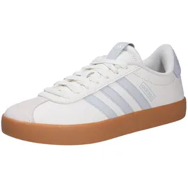 adidas VL Court 3.0 Damen Weite E core White/Halo Blue/Gum 3 43 1/3