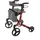 Antar Aluminium Rollator Antar faltbar mit Sitz rot
