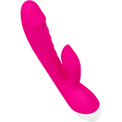 Verführerischer Rabbit, 20 cm, weiß | neon-pink