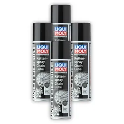 4x 250ml LIQUI MOLY 1508 Kettenspray Motorbike Scooter ROller Dose