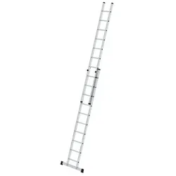 Schiebeleiter 2x10 Sprossen, L eingefahren 3000mm, L ausgefahren 4920mm