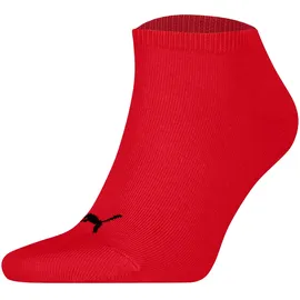 Puma Sneakersocken 3er Pack Rot/Grau/Schwarz 35-38