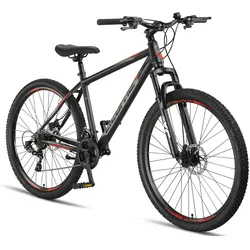 Licorne Bike Guide Premium Mountainbike in 20, 24 und 26 Zoll - Fahrrad für Mädchen, Jungen, Herren und Damen - Shimano 21 Gang-Schaltung, Kinderfahrrad, Kinder