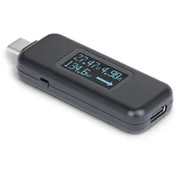 Startech USB-C Stromtester 0 m Schwarz