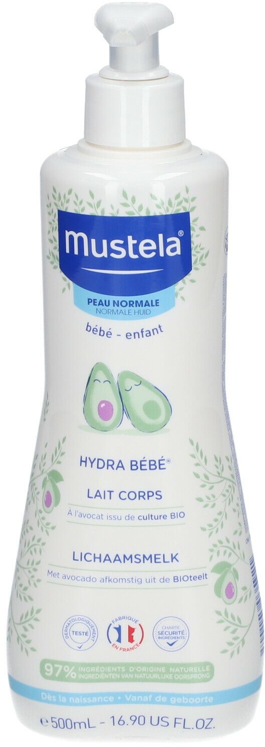mustela® Bébé Enfant Lait Corps Hydra Bébé à l'Avocat Peau Normale 500 ml lait