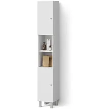livinity Fucino Hochschrank 30 x 190 cm Weiß Spanplatte