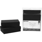 Buntbox L Geschenkboxen 3,6 l schwarz 26,6 x 17,2 x 7,8 cm